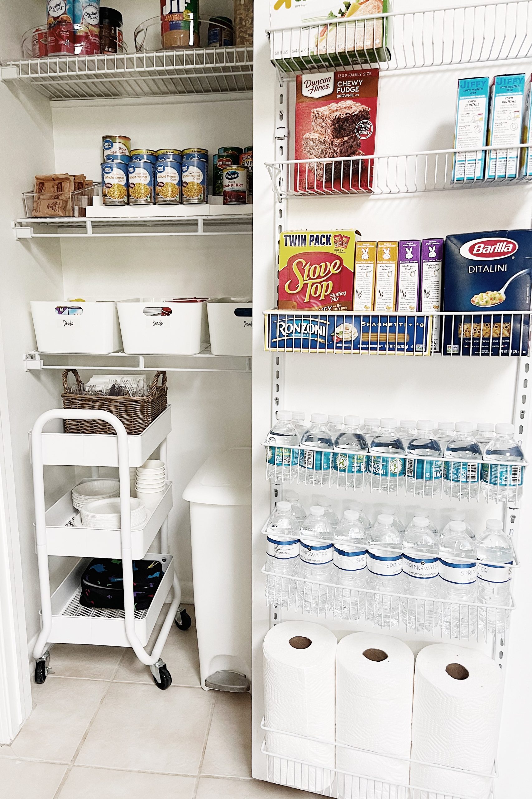 Organized a client's hallway closet! They were very excited that